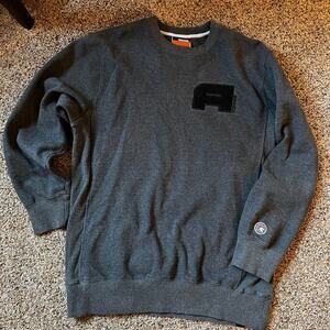 AND1, gray crew neck Sweatshirt, Locker Room Collection mens size  L
